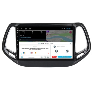 Navigatie dedicata cu Android Jeep Compass II 2016 - 2021, 1GB RAM, Radio GPS Dual Zone, Display HD IPS 10" Touchscreen, Internet Wi-Fi, Bluetooth, MirrorLink, USB 100529331