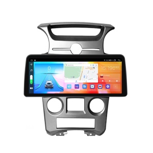 Navigatie dedicata cu Android KIA Carens III 2006 - 2013, clima automata, 4GB RAM, Radio GPS Dual Zone, Display QLED 12.3" Touchscreen, Internet Wi-Fi si slot SIM 4G, Bluetooth, MirrorLink, USB