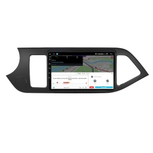 Navigatie dedicata cu Android Kia Picanto II 2011 - 2017, 2GB RAM, Radio GPS Dual Zone, Display HD QLED 9" Touchscreen, Internet Wi-Fi si slot SIM 4G, Bluetooth, MirrorLink, USB 100290111
