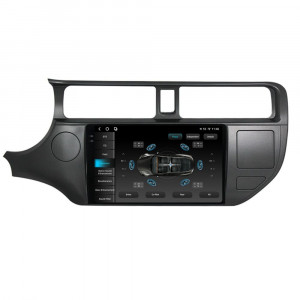 Navigatie dedicata cu Android Kia Rio III 2011 - 2014, 12GB RAM, Radio GPS Dual Zone, Display 2K QLED 9.5" Touchscreen, Internet Wi-Fi si slot SIM 4G, Bluetooth, MirrorLink, USB, Waze 99051