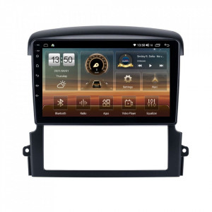 Navigatie dedicata cu Android KIA Sorento I 2006 - 2009, 6GB RAM, Radio GPS Dual Zone, Display HD QLED 9" Touchscreen, Internet Wi-Fi si slot SIM 4G, Bluetooth, MirrorLink, USB