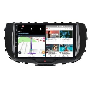 Navigatie dedicata cu Android Kia Soul dupa 2019, 4GB RAM, Radio GPS Dual Zone, Display HD QLED 9" Touchscreen, Internet Wi-Fi si slot SIM 4G, Bluetooth, MirrorLink, USB 100268421