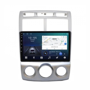 Navigatie dedicata cu Android KIA Sportage 2004 - 2010 fabricata in Coreea, clima manuala, 2GB RAM, Radio GPS Dual Zone, Display HD QLED 9" Touchscreen, Internet Wi-Fi si slot SIM 4G, Bluetooth, MirrorLink, USB