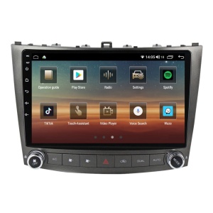 Navigatie dedicata cu Android Lexus IS 2005 - 2013, 4GB RAM, Radio GPS Dual Zone, Display HD QLED 10" Touchscreen, Internet Wi-Fi si slot SIM 4G, Bluetooth, MirrorLink, USB 100254321