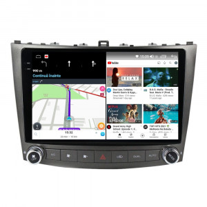 Navigatie dedicata cu Android Lexus IS 2005 - 2013, 4GB RAM, Radio GPS Dual Zone, Display 2K QLED 10.36" Touchscreen, Internet Wi-Fi si slot SIM 4G, Bluetooth, MirrorLink, USB, Waze 109561