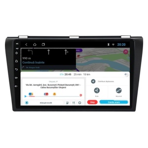 Navigatie dedicata cu Android Mazda 3 2003 - 2009, 1GB RAM, Radio GPS Dual Zone, Display HD IPS 9" Touchscreen, Internet Wi-Fi, Bluetooth, MirrorLink, USB 100509081