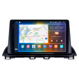 Navigatie dedicata cu Android Mazda 3 2013 - 2019, 4GB RAM, Radio GPS Dual Zone, Display 2K QLED 9.5" Touchscreen, Internet Wi-Fi si slot SIM 4G, Bluetooth, MirrorLink, USB, Waze 104021