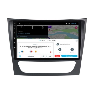 Navigatie dedicata cu Android Mercedes E-Class W211 2002 - 2009, 2GB RAM, Radio GPS Dual Zone, Display HD IPS 9" Touchscreen, Internet Wi-Fi, Bluetooth, MirrorLink, USB 100510701