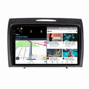Navigatie dedicata cu Android Mercedes SLK R171 2004 - 2011, 8GB RAM, Radio GPS Dual Zone, Display 2K QLED 9.5" Touchscreen, Internet Wi-Fi si slot SIM 4G, Bluetooth, MirrorLink, USB, Waze 111501