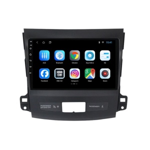 Navigatie dedicata cu Android Mitsubishi Outlander II 2006 - 2012, 1GB RAM, Radio GPS Dual Zone, Display HD IPS 9" Touchscreen, Internet Wi-Fi, Bluetooth, MirrorLink, USB 100479801