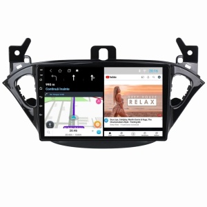Navigatie dedicata cu Android Opel Corsa E 2014 - 2019, 1GB RAM, Radio GPS Dual Zone, Display HD IPS 9" Touchscreen, Internet Wi-Fi, Bluetooth, MirrorLink, USB 100512051