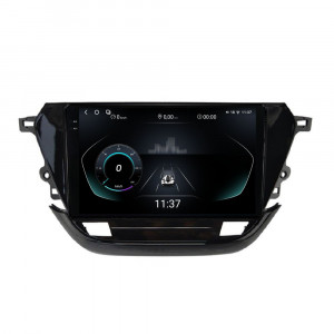 Navigatie dedicata cu Android Opel Corsa F dupa 2019, 12GB RAM, Radio GPS Dual Zone, Display 2K QLED 9.5" Touchscreen, Internet Wi-Fi si slot SIM 4G, Bluetooth, MirrorLink, USB, Waze 97401