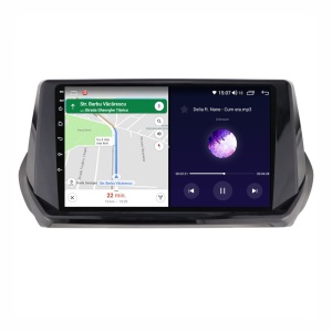 Navigatie dedicata cu Android Peugeot 2008 II dupa 2019, 4GB RAM, Radio GPS Dual Zone, Display HD IPS 9" Touchscreen, Internet Wi-Fi, Bluetooth, MirrorLink, USB - Img 6