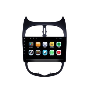 Navigatie dedicata cu Android Peugeot 206 1998 - 2009, 1GB RAM, Radio GPS Dual Zone, Display HD IPS 9" Touchscreen, Internet Wi-Fi, Bluetooth, MirrorLink, USB 100479921