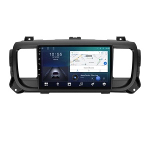 Navigatie dedicata cu Android Peugeot Expert dupa 2016, 2GB RAM, Radio GPS Dual Zone, Display HD QLED 9" Touchscreen, Internet Wi-Fi si slot SIM 4G, Bluetooth, MirrorLink, USB