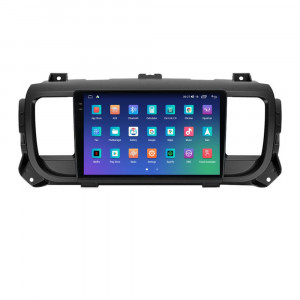 Navigatie dedicata cu Android Peugeot Expert dupa 2016, 8GB RAM, Radio GPS Dual Zone, Display 2K QLED 9.5" Touchscreen, Internet Wi-Fi si slot SIM 4G, Bluetooth, MirrorLink, USB, Waze 110861