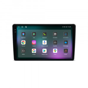 Navigatie dedicata cu Android Peugeot Partner 2008 - 2018, 12GB RAM, Radio GPS Dual Zone, Display 2K QLED 9.5" Touchscreen, Internet Wi-Fi si slot SIM 4G, Bluetooth, MirrorLink, USB, Waze 96541