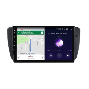 Navigatie dedicata cu Android Seat Ibiza IV 2008 - 2013, 4GB RAM, Radio GPS Dual Zone, Display HD QLED 9" Touchscreen, Internet Wi-Fi si slot SIM 4G, Bluetooth, MirrorLink, USB 100289781
