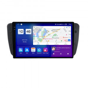 Navigatie dedicata cu Android Seat Ibiza IV 2008 - 2013, 8GB RAM, Radio GPS Dual Zone, Display 2K QLED 9.5" Touchscreen, Internet Wi-Fi si slot SIM 4G, Bluetooth, MirrorLink, USB, Waze 106551