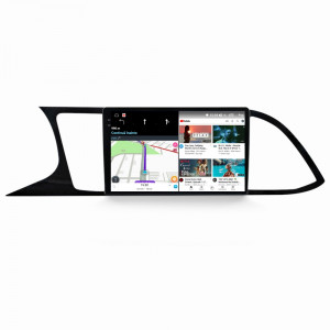 Navigatie dedicata cu Android Seat Leon 5F 2013 - 2020, 4GB RAM, Radio GPS Dual Zone, Display 2K QLED 9.5" Touchscreen, Internet Wi-Fi si slot SIM 4G, Bluetooth, MirrorLink, USB, Waze 108661