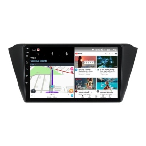 Navigatie dedicata cu Android Skoda Fabia III 2014 - 2021, 4GB RAM, Radio GPS Dual Zone, Display HD QLED 9" Touchscreen, Internet Wi-Fi si slot SIM 4G, Bluetooth, MirrorLink, USB 100266741