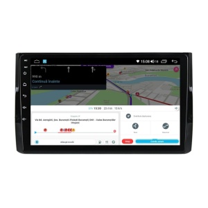 Navigatie dedicata cu Android Skoda Kodiaq dupa 2016, 2GB RAM, Radio GPS Dual Zone, Display HD QLED 10" Touchscreen, Internet Wi-Fi si slot SIM 4G, Bluetooth, MirrorLink, USB 100291011