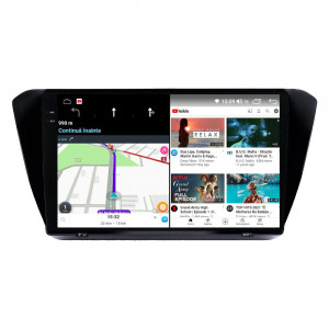 Navigatie dedicata cu Android Skoda Superb III 2015 - 2017, 12GB RAM, Radio GPS Dual Zone, Display 2K QLED 10.36" Touchscreen, Internet Wi-Fi si slot SIM 4G, Bluetooth, MirrorLink, USB, Waze 99471