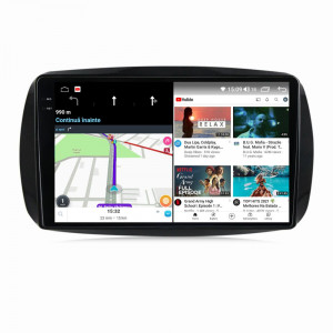 Navigatie dedicata cu Android Smart Forfour dupa 2014, 12GB RAM, Radio GPS Dual Zone, Display 2K QLED 9.5" Touchscreen, Internet Wi-Fi si slot SIM 4G, Bluetooth, MirrorLink, USB, Waze 99581