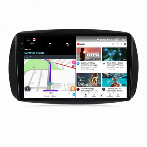 Navigatie dedicata cu Android Smart Forfour dupa 2014, 8GB RAM, Radio GPS Dual Zone, Display 2K QLED 9.5" Touchscreen, Internet Wi-Fi si slot SIM 4G, Bluetooth, MirrorLink, USB, Waze 110751