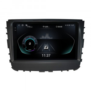 Navigatie dedicata cu Android Ssangyong Musso dupa 2018, 12GB RAM, Radio GPS Dual Zone, Display 2K QLED 9.5" Touchscreen, Internet Wi-Fi si slot SIM 4G, Bluetooth, MirrorLink, USB, Waze 103631