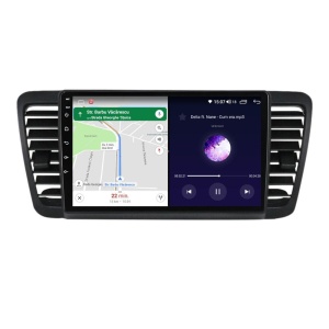 Navigatie dedicata cu Android Subaru Outback / Legacy 2003 - 2009, 4GB RAM, Radio GPS Dual Zone, Display HD IPS 9" Touchscreen, Internet Wi-Fi, Bluetooth, MirrorLink, USB - Img 7