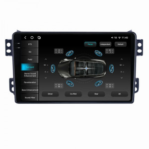 Navigatie dedicata cu Android Suzuki Splash 2008 - 2015, 12GB RAM, Radio GPS Dual Zone, Display 2K QLED 9.5" Touchscreen, Internet Wi-Fi si slot SIM 4G, Bluetooth, MirrorLink, USB, Waze 98621