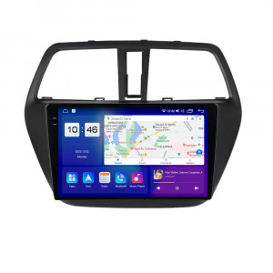 Navigatie dedicata cu Android Suzuki SX4 S-Cross dupa 2013, 4GB RAM, Radio GPS Dual Zone, Display 2K QLED 9.5" Touchscreen, Internet Wi-Fi si slot SIM 4G, Bluetooth, MirrorLink, USB, Waze 104481