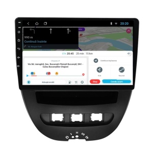 Navigatie dedicata cu Android Toyota Aygo 2005 - 2014, 2GB RAM, Radio GPS Dual Zone, Display HD IPS 10" Touchscreen, Internet Wi-Fi, Bluetooth, MirrorLink, USB 100510881