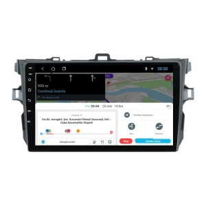 Navigatie dedicata cu Android Toyota Corolla 2007 - 2013, 1GB RAM, Radio GPS Dual Zone, Display HD IPS 9" Touchscreen, Internet Wi-Fi, Bluetooth, MirrorLink, USB 100509801