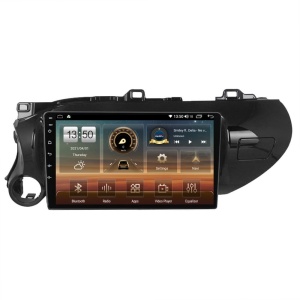 Navigatie dedicata cu Android Toyota Hilux VIII dupa 2015, 2GB RAM, Radio GPS Dual Zone, Display HD QLED 10" Touchscreen, Internet Wi-Fi si slot SIM 4G, Bluetooth, MirrorLink, USB 100257861