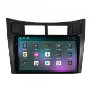Navigatie dedicata cu Android Toyota Yaris 2006 - 2011, 12GB RAM, Radio GPS Dual Zone, Display 2K QLED 9.5" Touchscreen, Internet Wi-Fi si slot SIM 4G, Bluetooth, MirrorLink, USB, Waze 96281