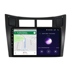 Navigatie dedicata cu Android Toyota Yaris 2006 - 2011, 4GB RAM, Radio GPS Dual Zone, Display HD QLED 9" Touchscreen, Internet Wi-Fi si slot SIM 4G, Bluetooth, MirrorLink, USB 100289871