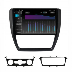 Navigatie dedicata cu Android VW Jetta IV 2011 - 2018, 12GB RAM, Radio GPS Dual Zone, Display 2K QLED 10.36" Touchscreen, Internet Wi-Fi si slot SIM 4G, Bluetooth, MirrorLink, USB, Waze 98101