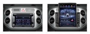 Navigatie dedicata cu Android VW Tiguan I 2007 - 2012, 1GB RAM, Radio GPS Dual Zone, Touchscreen IPS 9.7" HD tip Tesla, Internet Wi-Fi, Bluetooth, MirrorLink, USB 100492311
