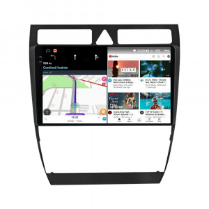 Navigatie dedicata cu Android Audi A6 (C5) 1997 - 2005, 12GB RAM, Radio GPS Dual Zone, Display 2K QLED 9.5" Touchscreen, Internet Wi-Fi si slot SIM 4G, Bluetooth, MirrorLink, USB, Waze 99342