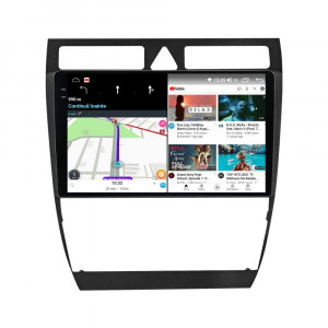 Navigatie dedicata cu Android Audi A6 (C5) 1997 - 2005, 4GB RAM, Radio GPS Dual Zone, Display 2K QLED 9.5" Touchscreen, Internet Wi-Fi si slot SIM 4G, Bluetooth, MirrorLink, USB, Waze 108292