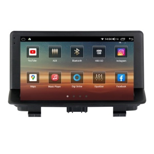 Navigatie dedicata cu Android Audi Q3 (8U) 2011 - 2020, 4GB RAM, Radio GPS Dual Zone, Display HD QLED 9" Touchscreen, Internet Wi-Fi si slot SIM 4G, Bluetooth, MirrorLink, USB 100265082