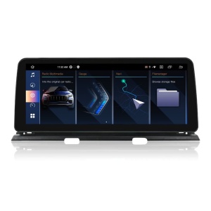 Navigatie dedicata cu Android BMW Seria 6 (F12 / F13 / F06) 2013 - 2018 cu navigatie NBT, 6GB RAM, Radio GPS Dual Zone, Display QLED 12.3" Touchscreen, Internet Wi-Fi si slot SIM 4G, Bluetooth, MirrorLink, USB - Img 1