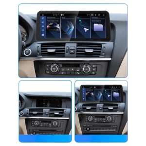 Navigatie dedicata cu Android BMW X3 (F25) 2010 - 2013 cu navigatie CIC, 6GB RAM, Radio GPS Dual Zone, Display QLED 12.3" Touchscreen, Internet Wi-Fi si slot SIM 4G, Bluetooth, MirrorLink, USB - Img 3