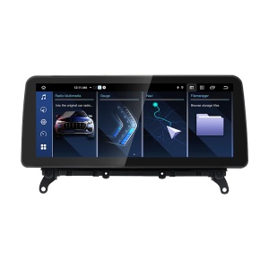 Navigatie dedicata cu Android BMW X4 (F26) 2016 - 2018 cu navigatie NBT EVO, 6GB RAM, Radio GPS Dual Zone, Display QLED 12.3" Touchscreen, Internet Wi-Fi si slot SIM 4G, Bluetooth, MirrorLink, USB