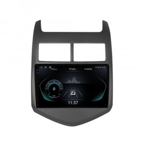 Navigatie dedicata cu Android Chevrolet Aveo 2011 - 2014, 12GB RAM, Radio GPS Dual Zone, Display 2K QLED 9.5" Touchscreen, Internet Wi-Fi si slot SIM 4G, Bluetooth, MirrorLink, USB, Waze 95562