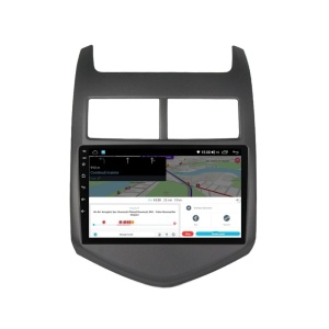 Navigatie dedicata cu Android Chevrolet Aveo 2011 - 2014, 2GB RAM, Radio GPS Dual Zone, Display HD QLED 9" Touchscreen, Internet Wi-Fi si slot SIM 4G, Bluetooth, MirrorLink, USB 100290672