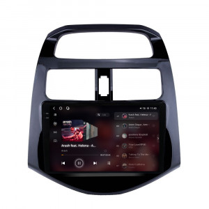 Navigatie dedicata cu Android Chevrolet Spark 2009 - 2015, 12GB RAM, Radio GPS Dual Zone, Display 2K QLED 9.5" Touchscreen, Internet Wi-Fi si slot SIM 4G, Bluetooth, MirrorLink, USB, Waze 96532