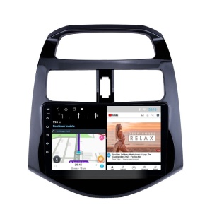 Navigatie dedicata cu Android Chevrolet Spark 2009 - 2015, 1GB RAM, Radio GPS Dual Zone, Display HD IPS 9" Touchscreen, Internet Wi-Fi, Bluetooth, MirrorLink, USB 100514652